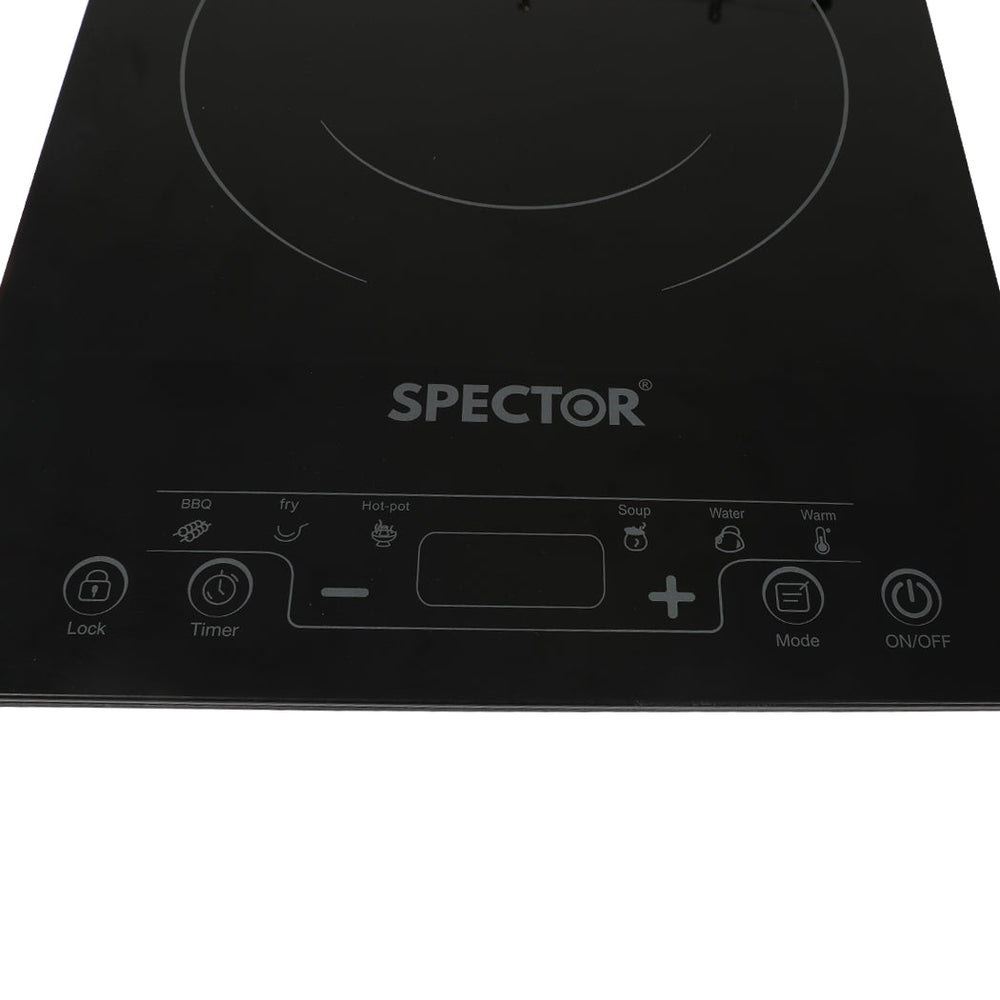 Spector Electric Induction Cooktop Portable Ceramic Kitchen Cooker Touch 2000W