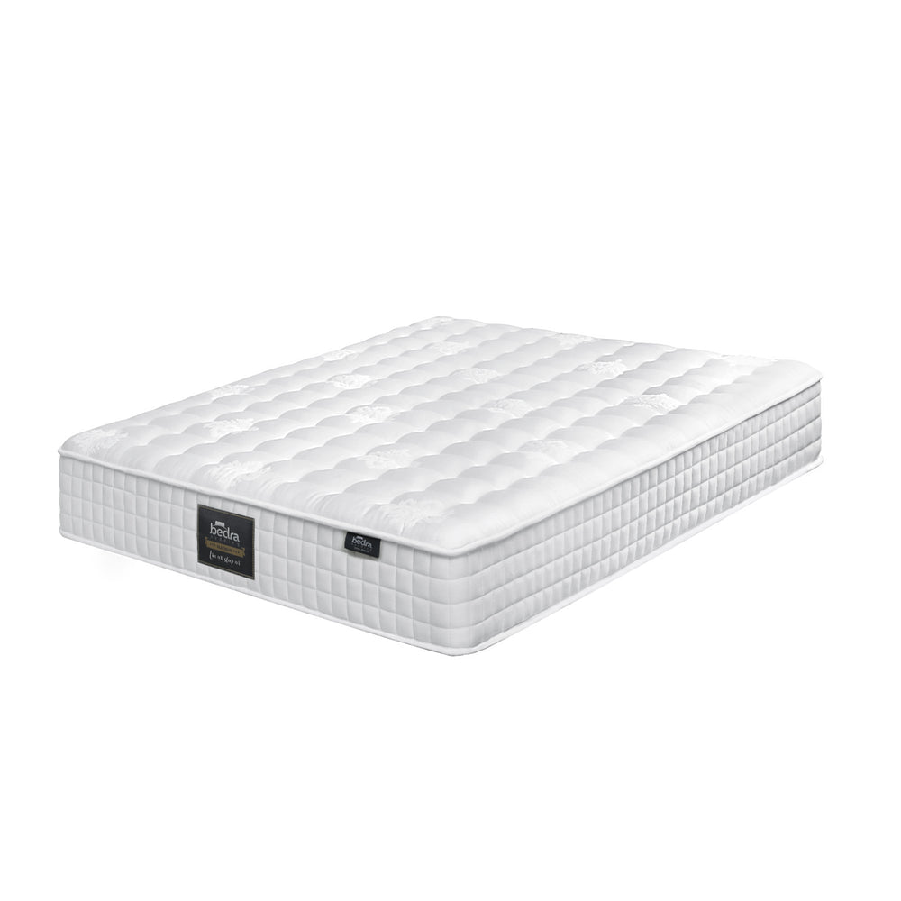 Bedra Mattress Double Bed Luxury Tight Top Pocket Spring Foam Medium Firm 27cm