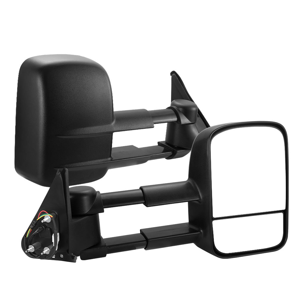 Extendable Towing Mirrors fit Nissan Patrol GU Y61 Cab Chassis 1997- 2016