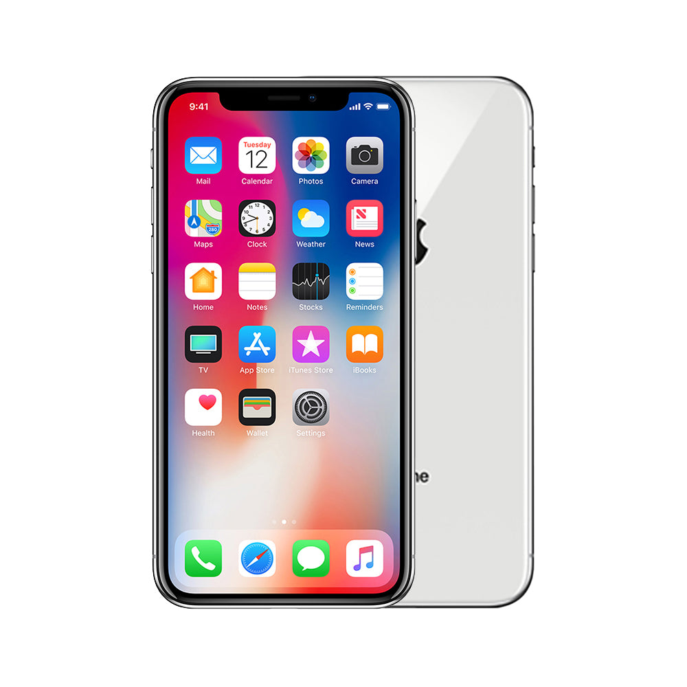 Apple iPhone X 256GB Refurbished - Silver – Coles Best Buys Online
