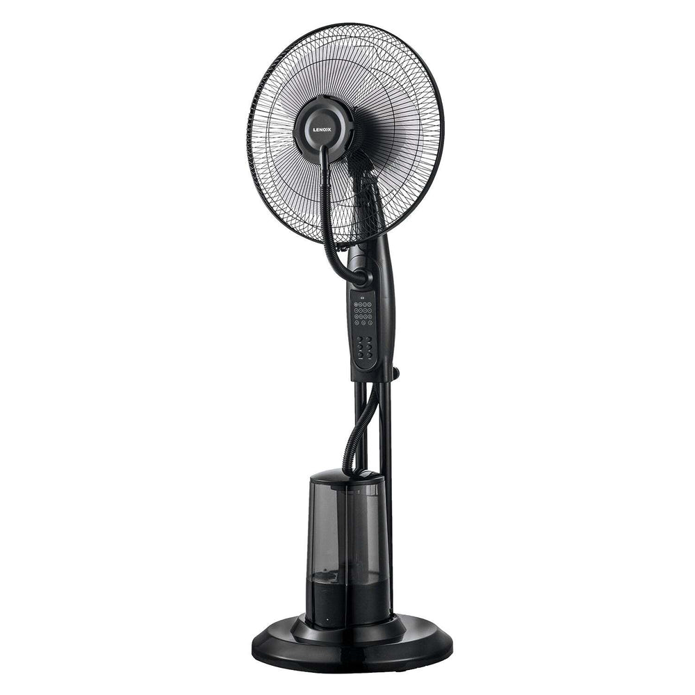 Lenoxx Freestanding Air Cooling Fan w/Misting Water Spray, W40cm, H1.2m + RC