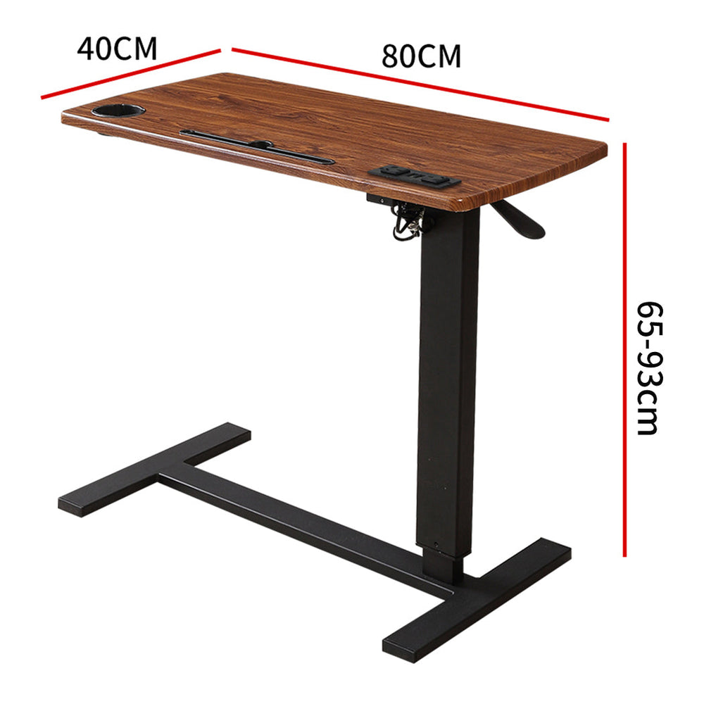 Levede Standing Desk Height Adjustable Sit Stand Office Computer Table Shelf USB