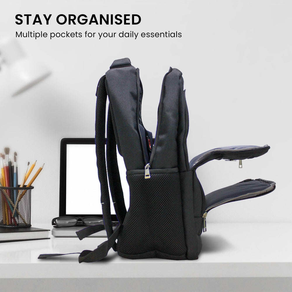 Large Water-Resistant Travel Laptop Backpack