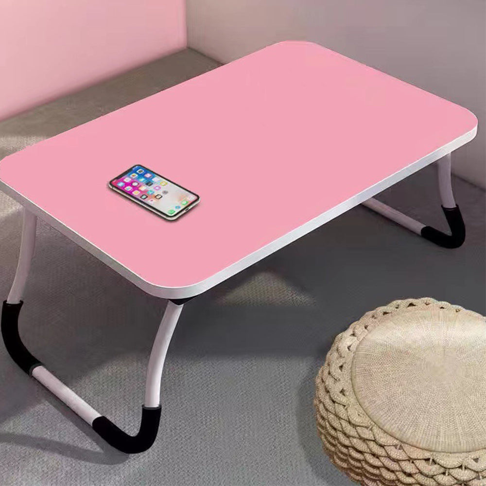 SOGA Pink Portable Bed Table Adjustable Foldable Bed Sofa Study Table Laptop Mini Desk Breakfast Tray Home Decor