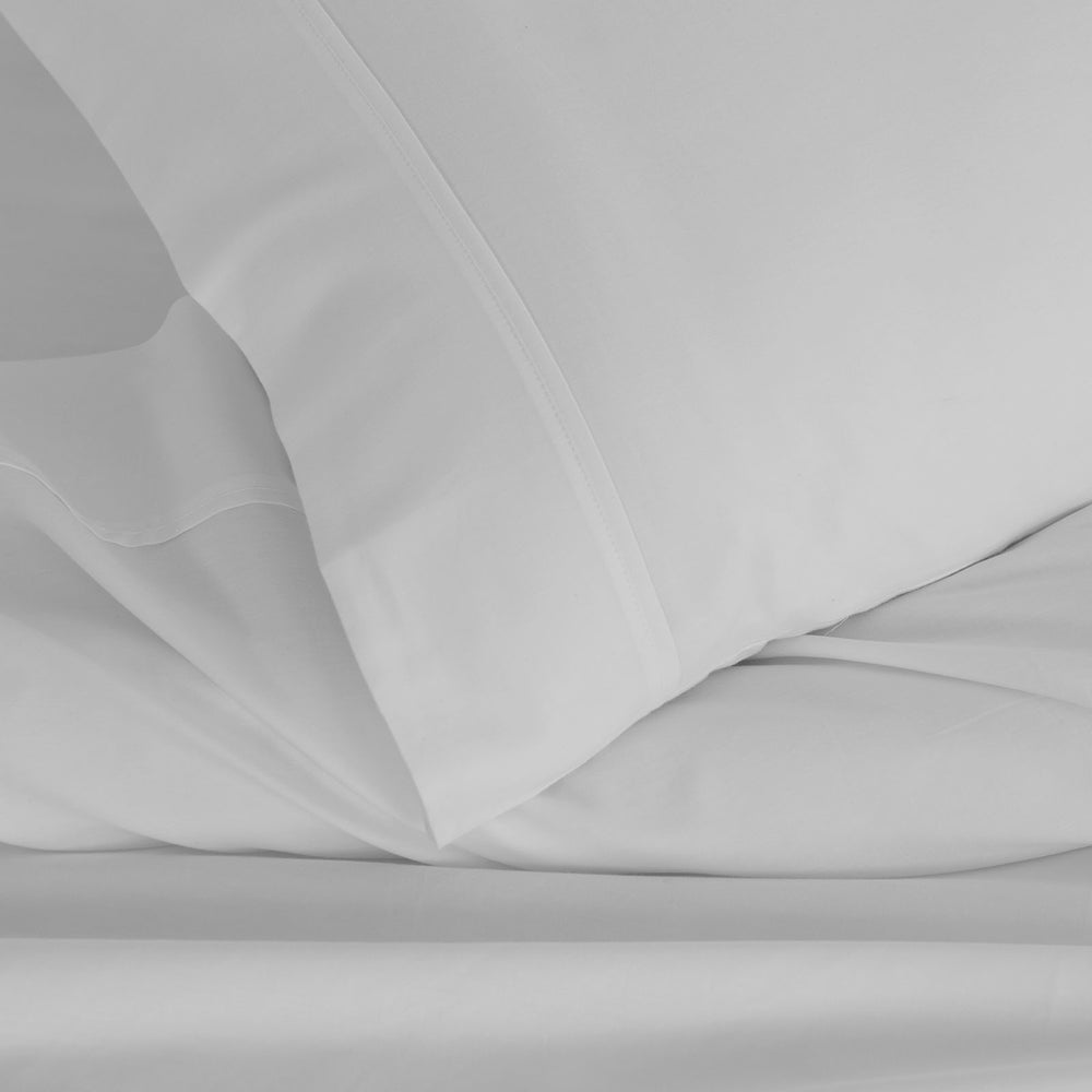 Royal Comfort 1000TC Balmain Hotel Grade Bamboo Cotton Sheets Pillowcases Set King Cool Grey