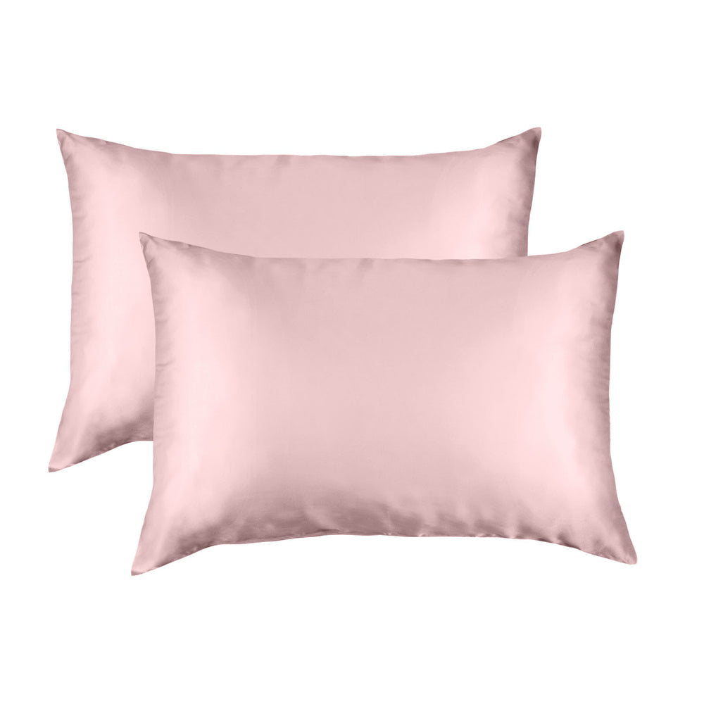 Royal Comfort Mulberry Soft Silk Hypoallergenic Pillowcase Twin Pack Standard Lilac