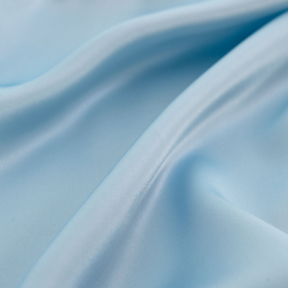 Royal Comfort Mulberry Soft Silk Hypoallergenic Pillowcase Twin Pack Standard Soft Blue