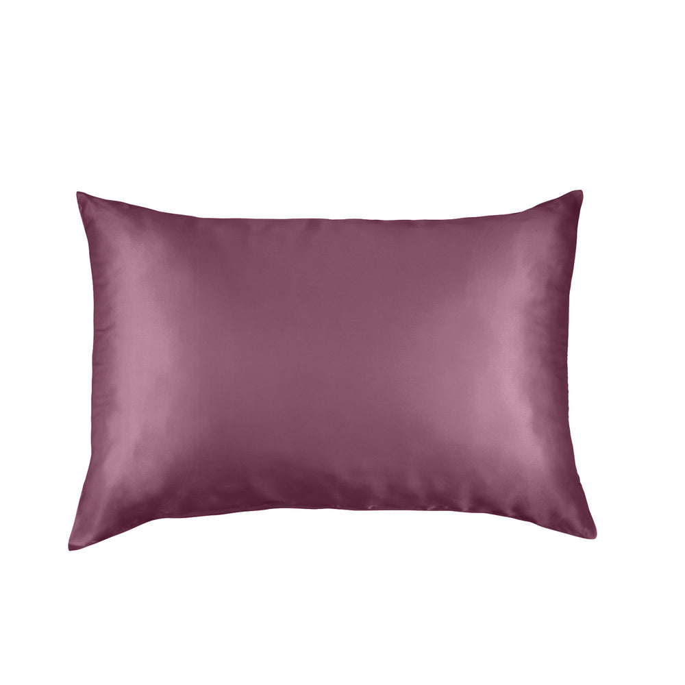 Royal Comfort Pure Silk Pillow Case 100% Mulberry Silk Hypoallergenic Pillowcase Standard Malaga Wine