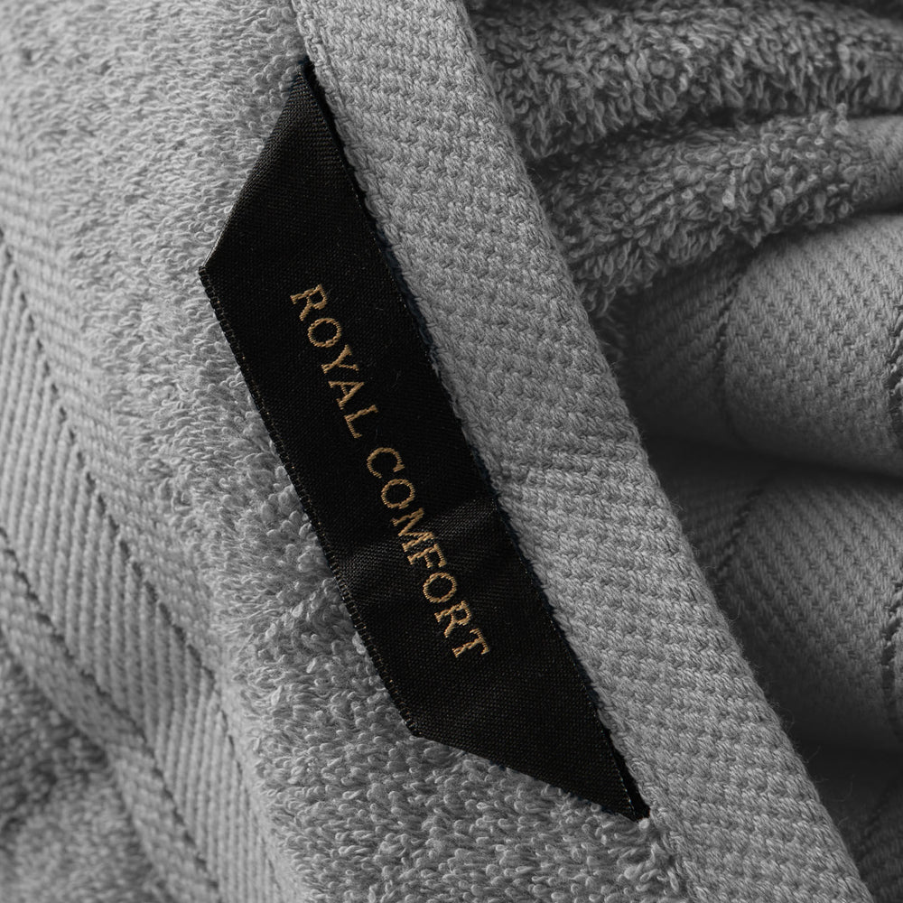 Royal Comfort 20 Piece Towel Set Regency 100% Cotton Luxury Plush 20 Pack Granite