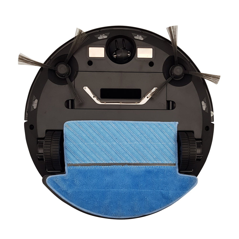 MyGenie ZX1000 Automatic Robotic Vacuum Cleaner Dry Wet Mop Sweep Rechargable 35 x 9cm Black