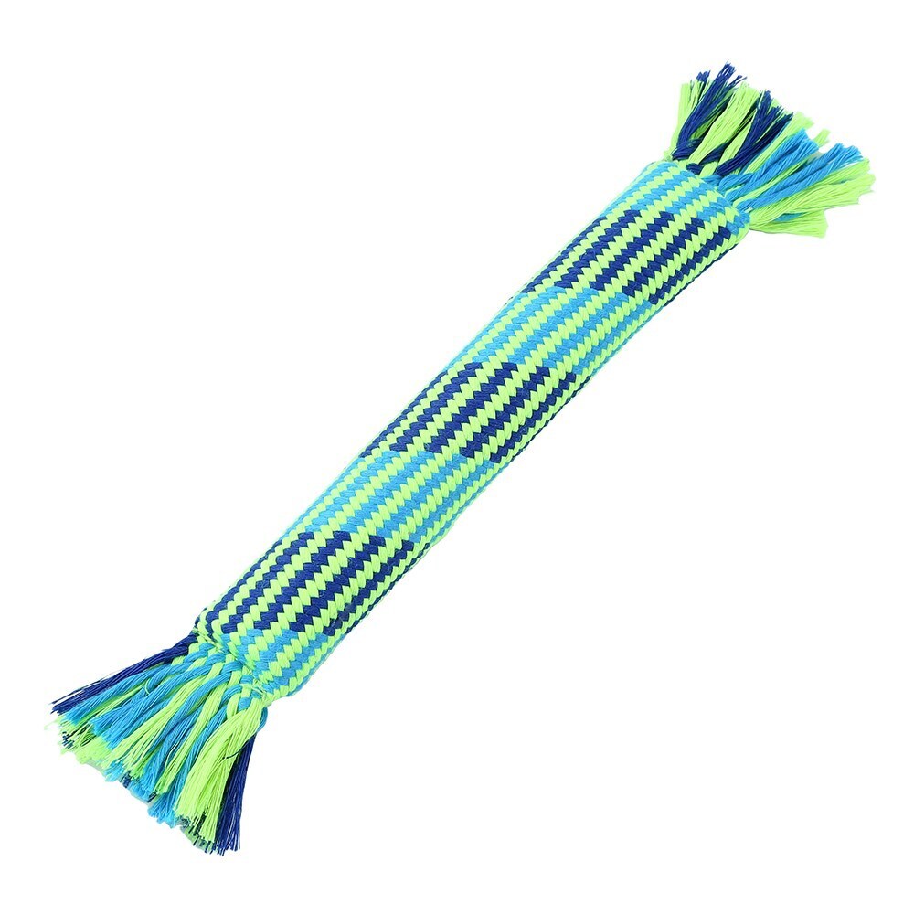 Paws &amp; Claws Tug-Of-War Rubber Core Rope 30cm Blue/Green