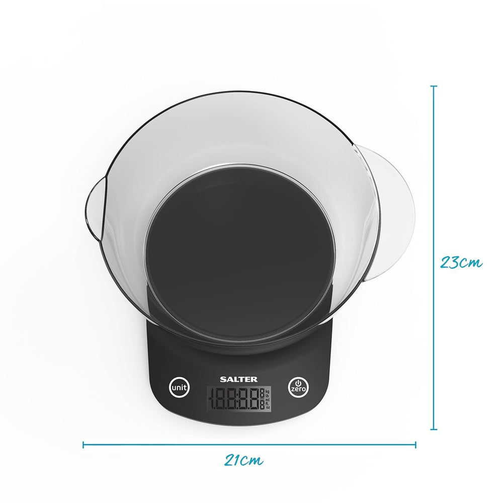 Salter Vega 5kg Electronic Kitchen Scale Digital Food Weight Jug