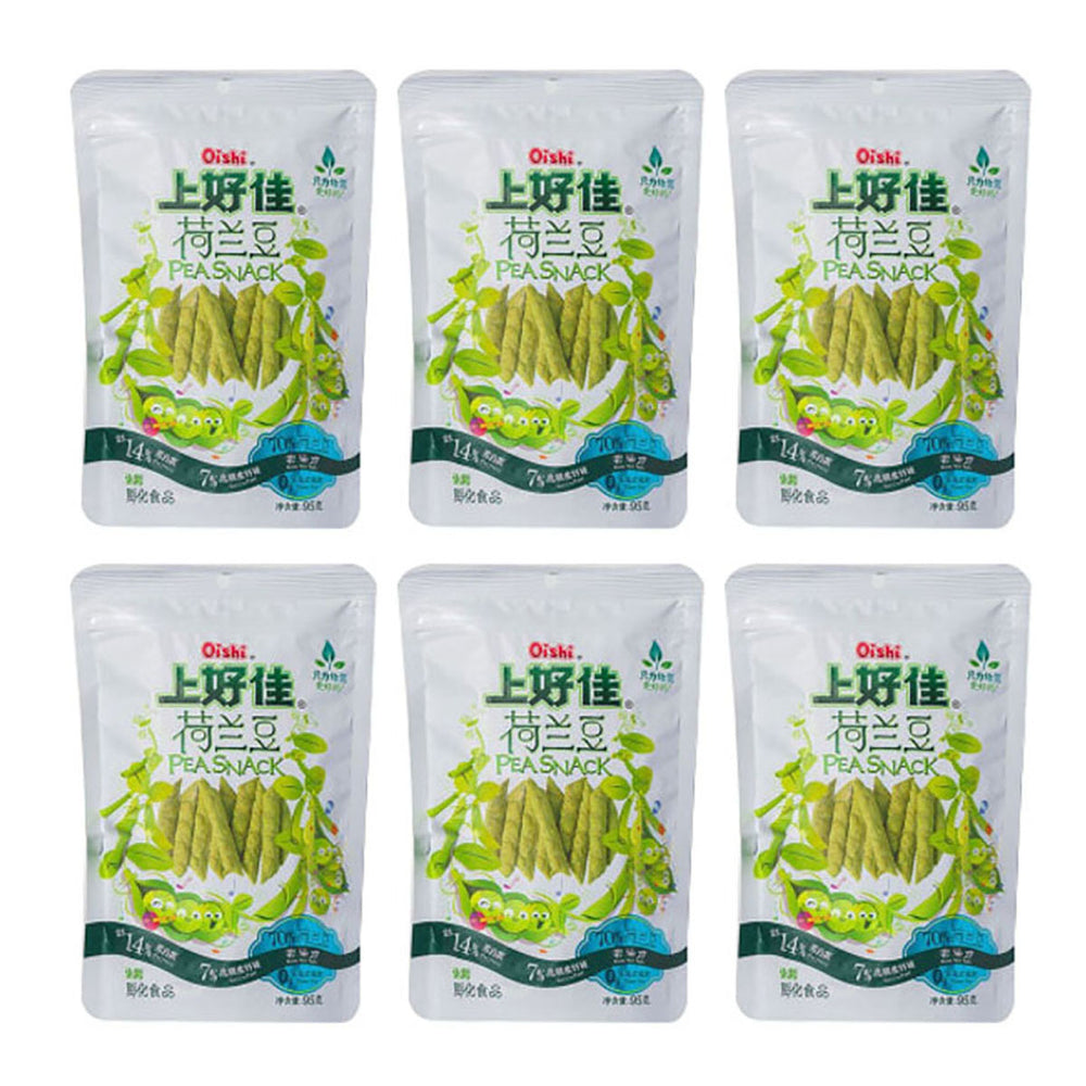 Oishi Snack Green Beans Chips 95g X6Pack