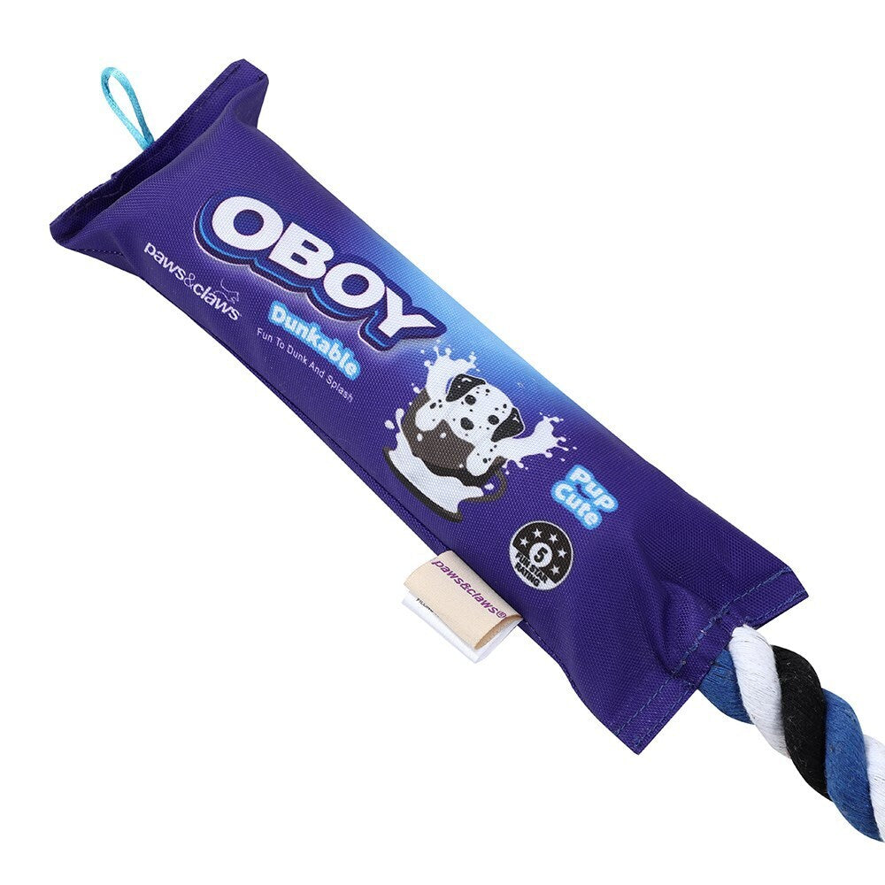 Paws &amp; Claws Oboy Snacks Oxford Tugger Toy W/ Rope 25X6X6cm