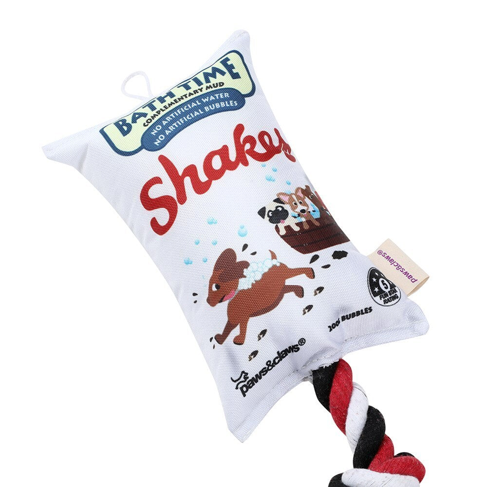 Paws &amp; Claws Shakes Lollies Oxford Tugger W/ Rope 39X21X13cm