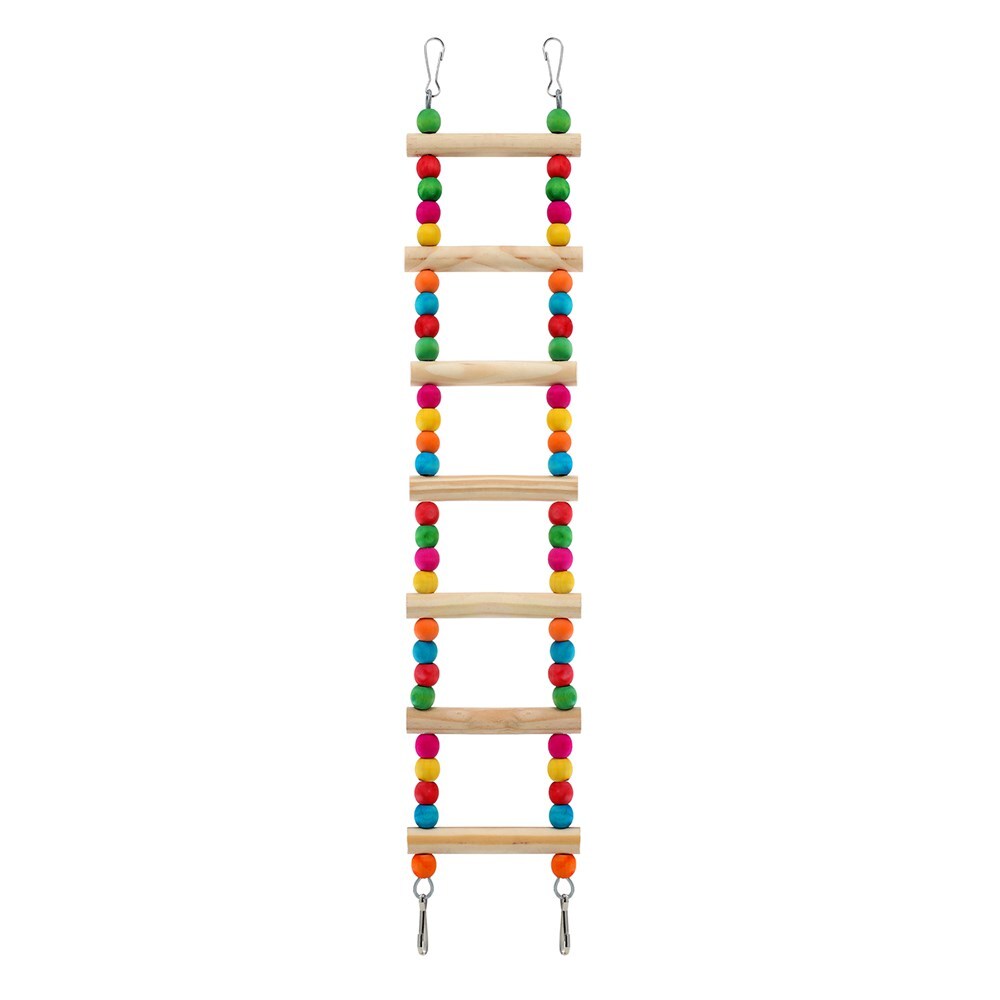 Paws And Claws Parrot Wooden Ladder 54X10Cm