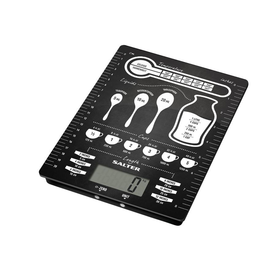 Salter Conversions Digital Kitchen Scales - Black