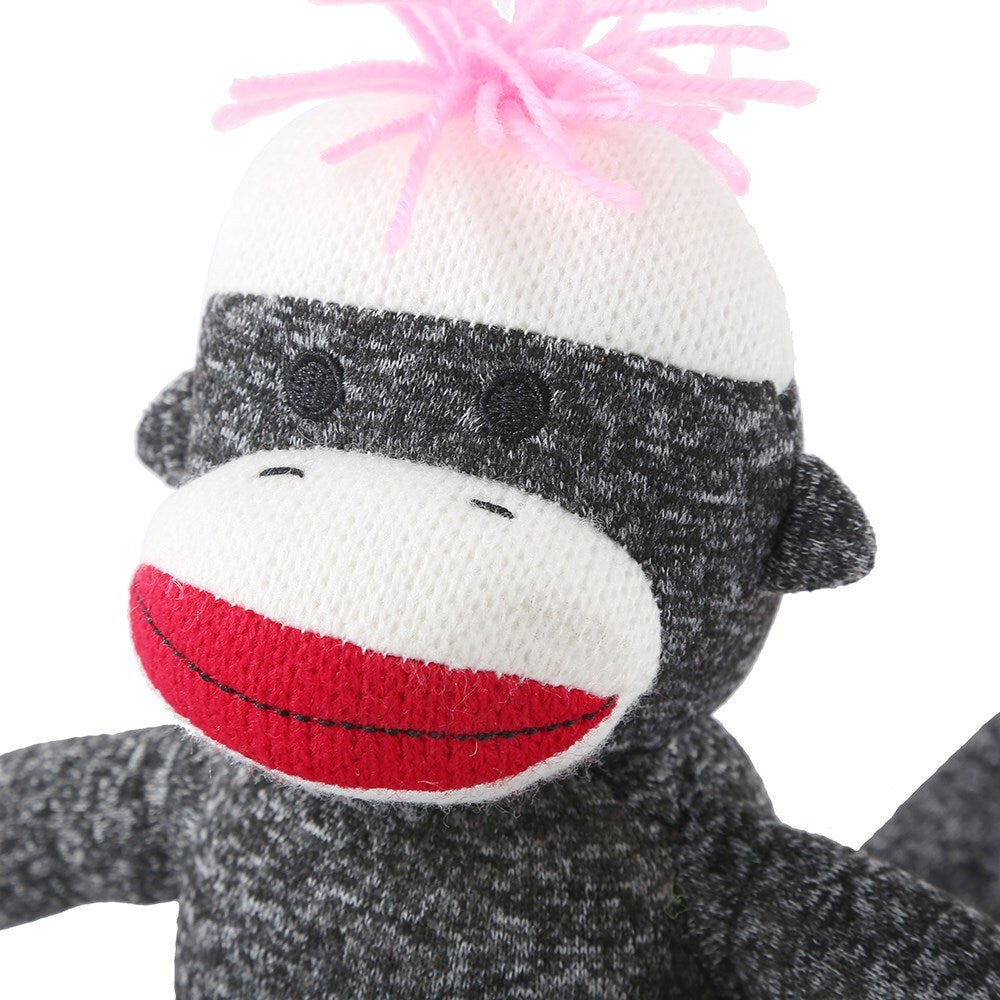 Paws And Claws 40x45cm Sock Monkey Plush Dog/Pet Toy