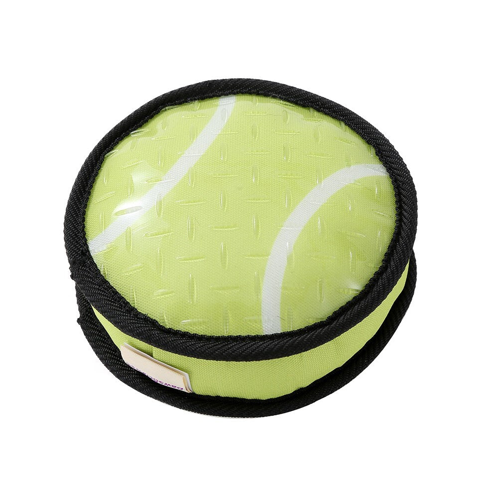 Paws &amp; Claws Pet/Dog Toy Super Sports 15x4.5cm TPR Covered Oxford Tennis Ball
