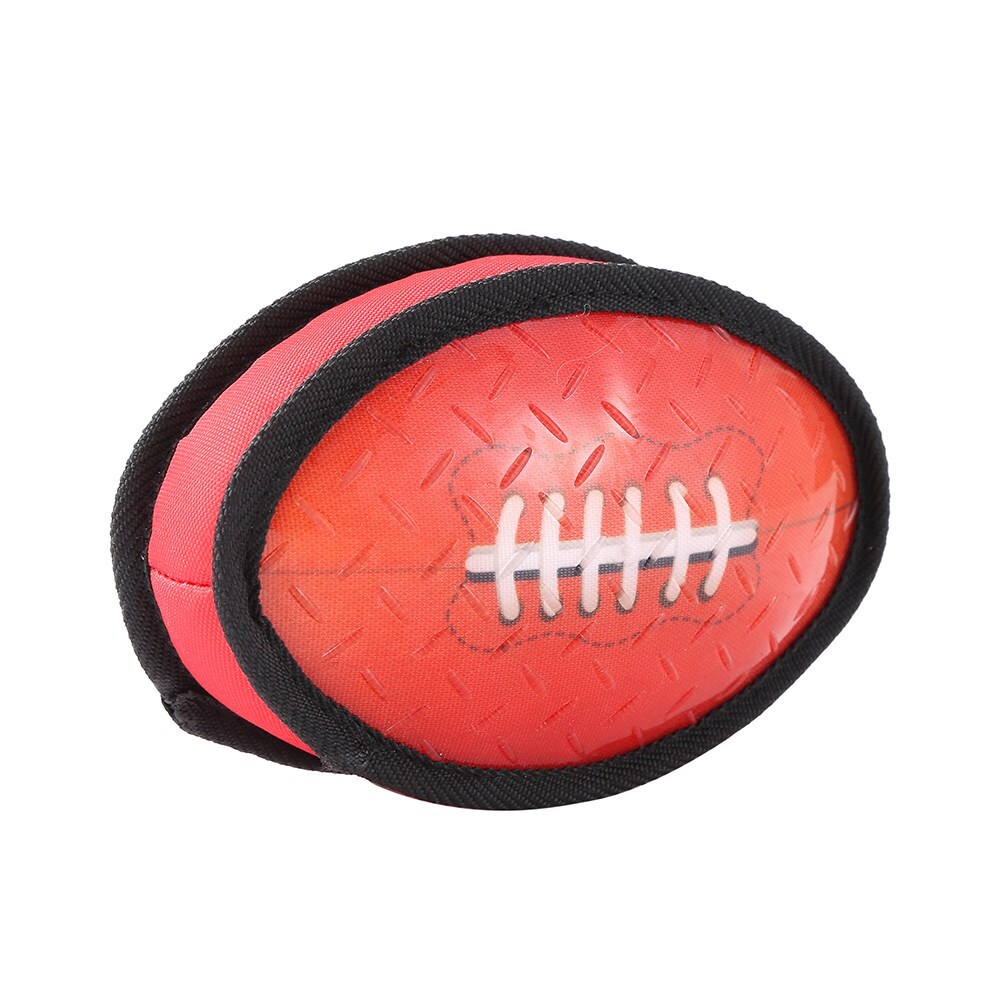 Paws &amp; Claws Pet/Dog Toy Super Sports 18x4.5cm TPR Covered Oxford Football