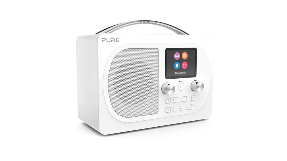 Pure Evoke H4 Prestige Edition Radio - White