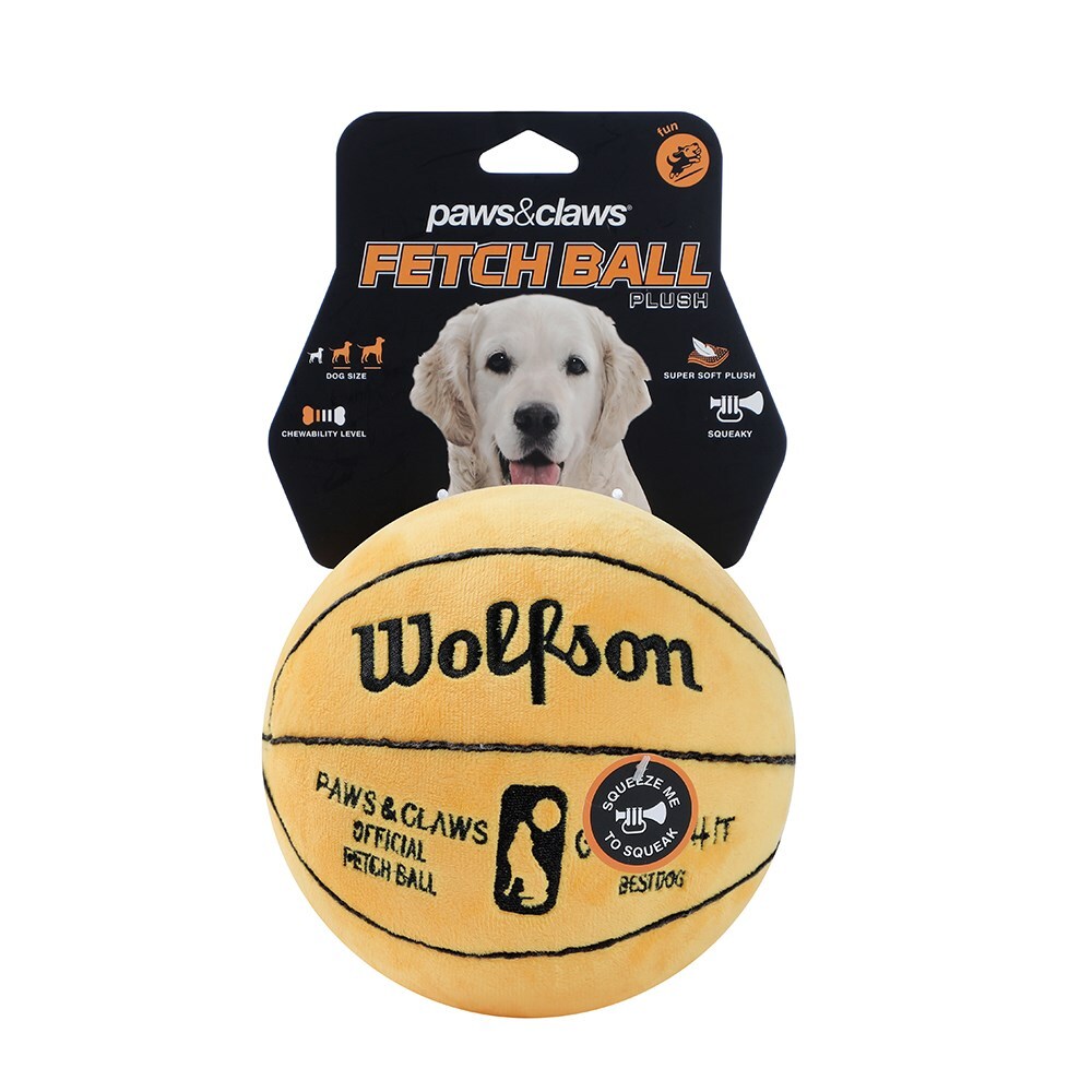 Paws &amp; Claws Wolfson 15cm Basketball Plush Toy