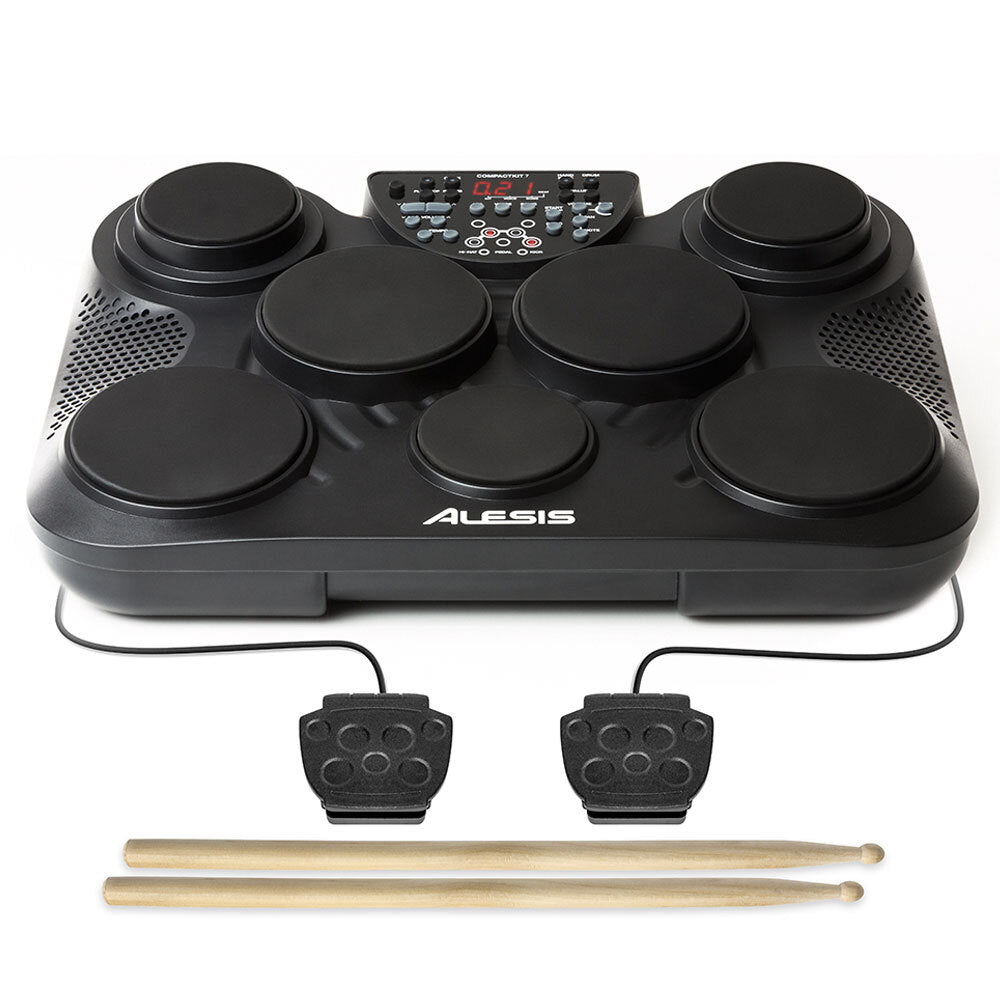 Alesis CompactKit 7: 7-Pad Portable Tabletop Drum Kit