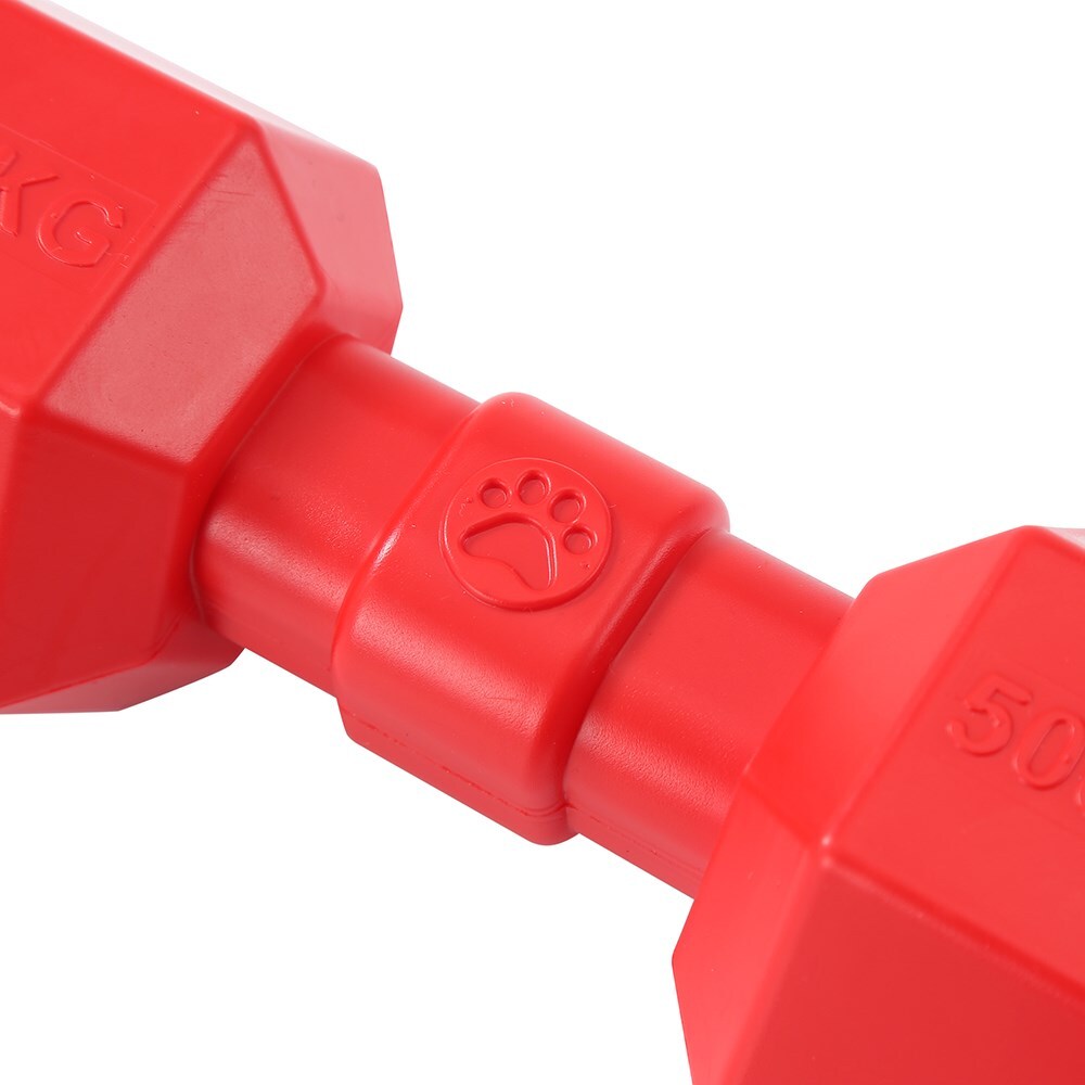 Paws &amp; Claws Heavy Duty 19.5x9cm TPR Pet Toy Jumbo Dumbbell - Assorted