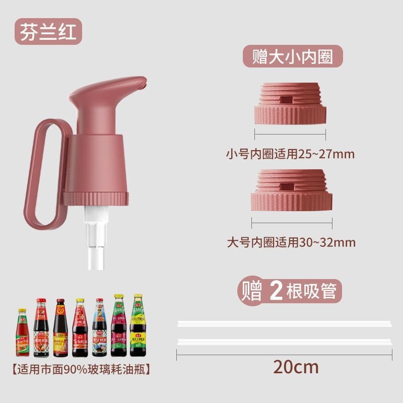 Robo Universal Oyster Sauce Squeezer with Red Pressing Mouth.