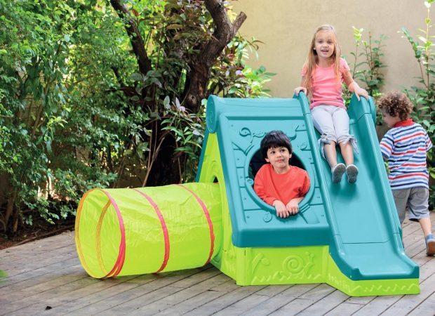 Keter Kids Outdoor Funtivity Cubby Playhouse