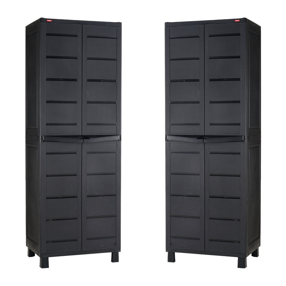 Keter Outdoor Utility Tall Cabinet (with legs) - 2PK