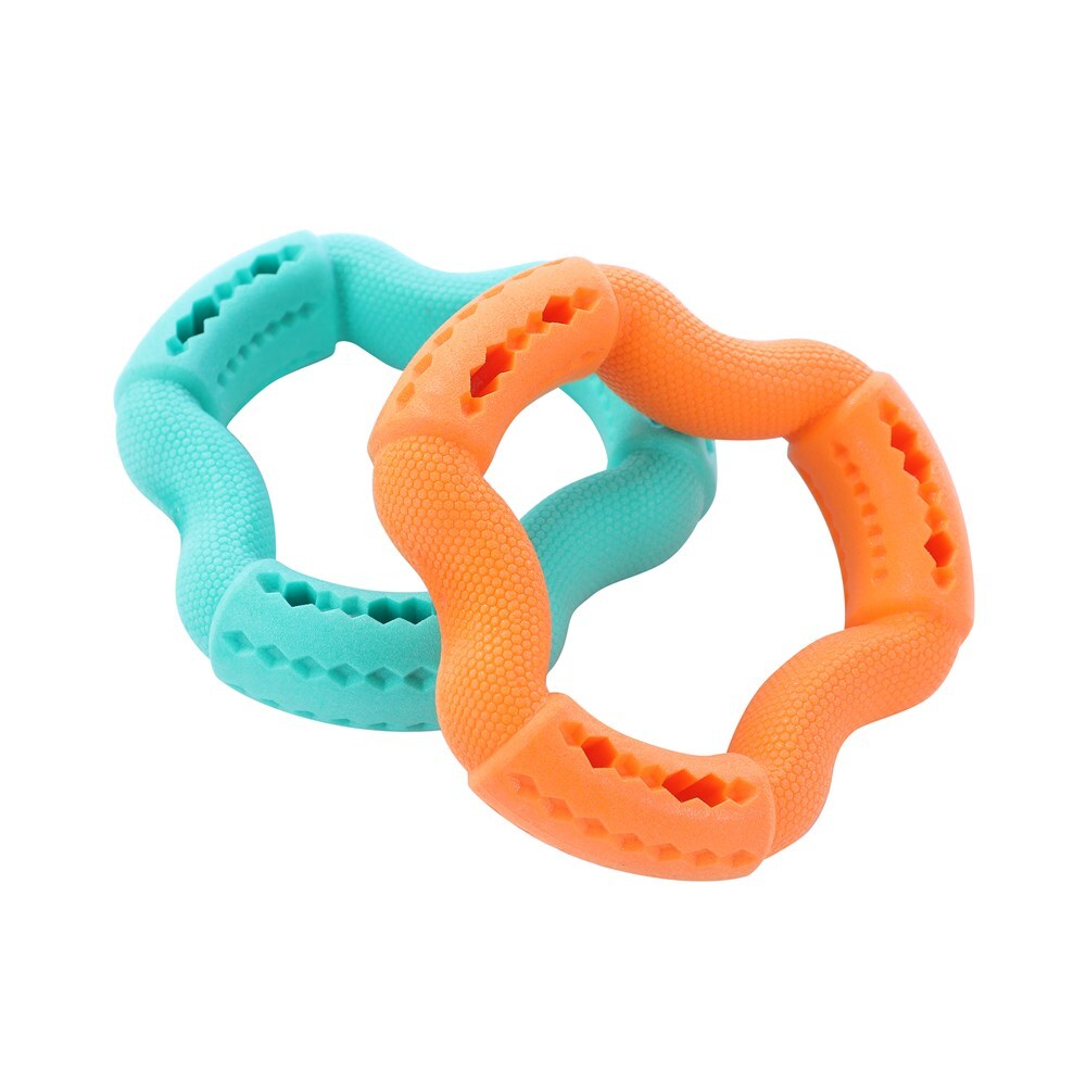 Paws &amp; Claws 12.3x12.3x3.1cm Fetch N&#39; Play Treat Ring Dog/Pet Toy Assorted