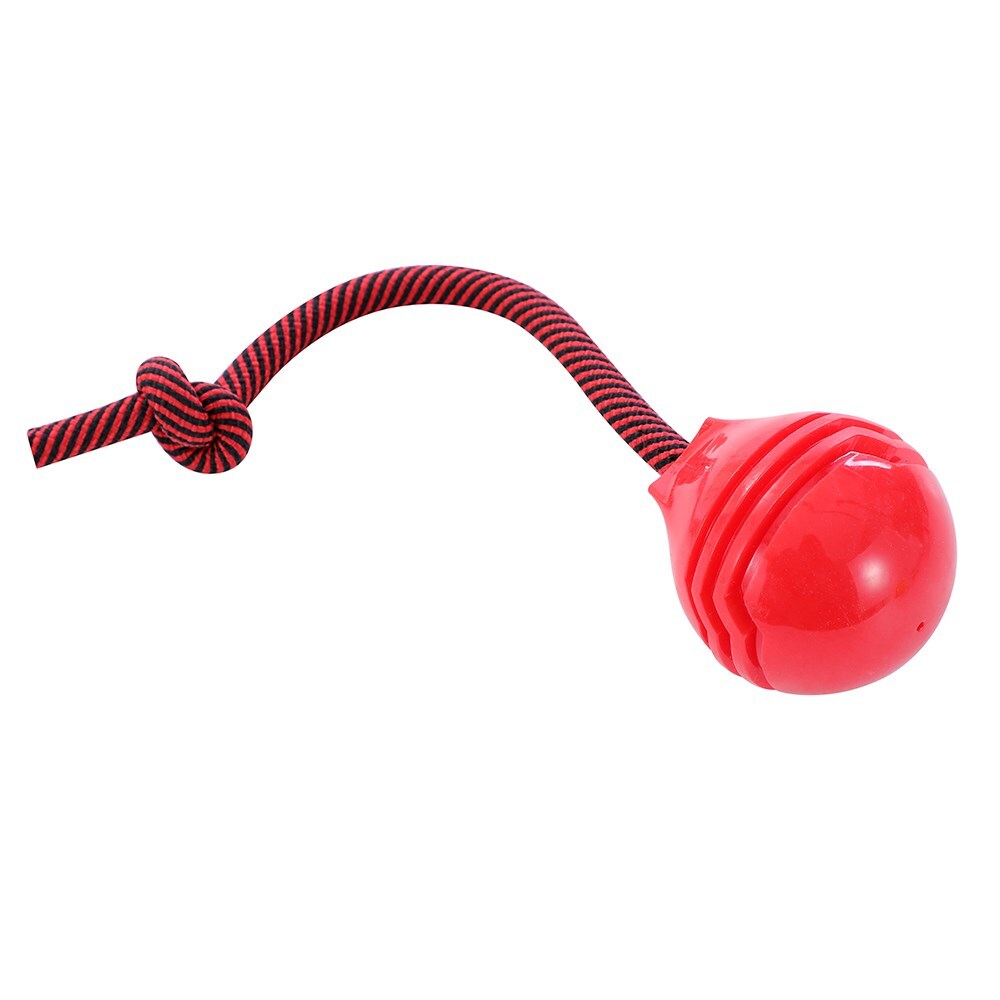 Paws &amp; Claws 18x7.8x7.8cm Tri Sport Ball Tugger Dog/Pet Toy Red