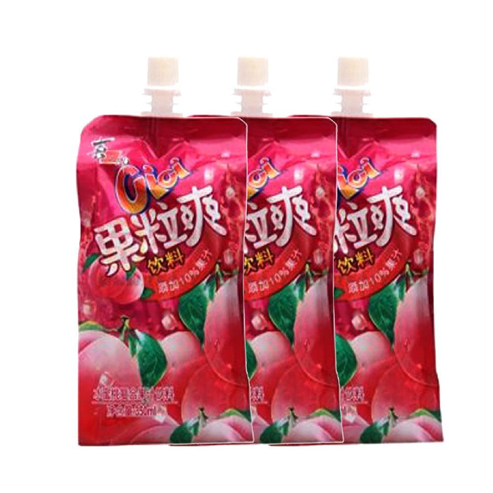 Strong Food Fruit Suck Jelly Drink Peach Flavor 350ml X3pack
