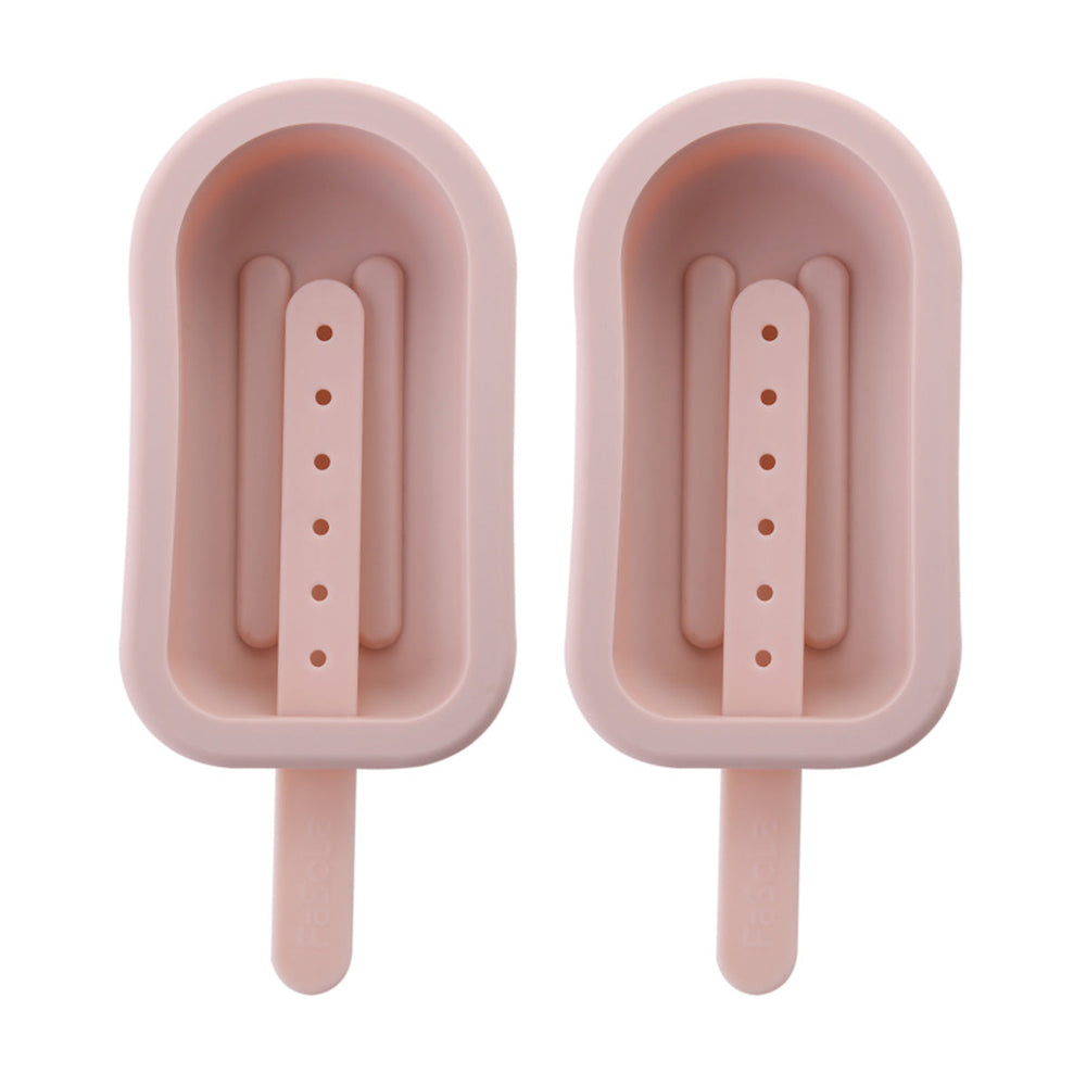 Fasola Cartoon Shaped Ice Cream Mold Food Grade Silicone Pink 13.5X7X2.5cm X 2Pack