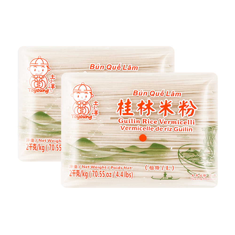 TOYOUNG Guilin Rice Vermicelli Noodle 2kgX2Pack