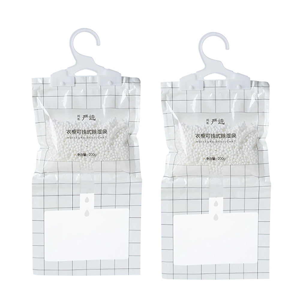 Lifease Wardrobe Closet Fragrance-Free Hanging Dehumidifier Bag Moisture Absorber Packets 1Bag X 2Pack