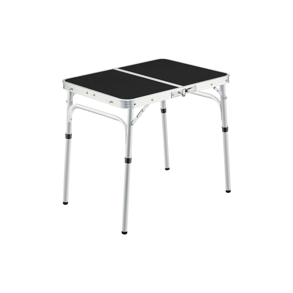 Kiliroo Folding Aluminium Camping Table Portable Outdoor Picnic Desk 60cm Black