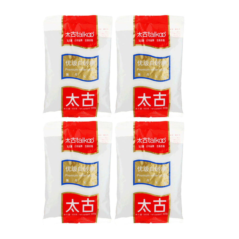 Taikoo Premium White Granulated Sugar for Baking 300gX4 Packs