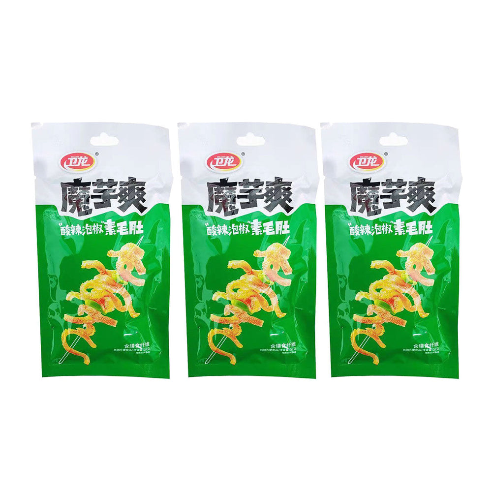 WeiLong Spicy Flavor Spicy Strips Sour Spicy Flavor 50g X3pack