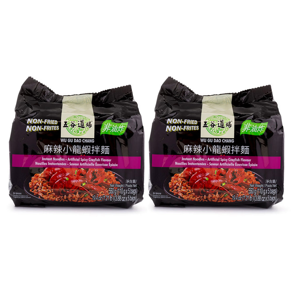 WGDC Spicy Crayfish MiXed Noodles 110gX5BagsX2pack