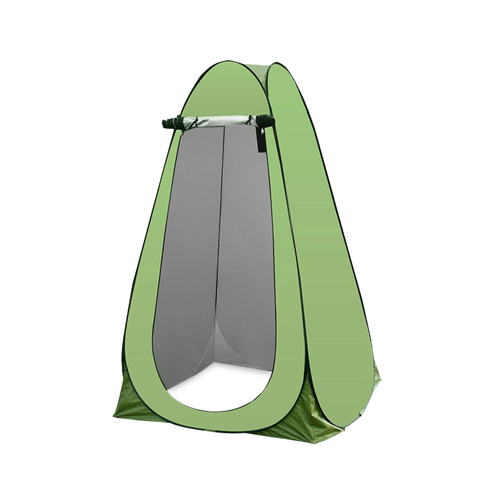 Kiliroo Portable Camping Outdoor Pop Up Privacy Shower Tent with 2 Window Green