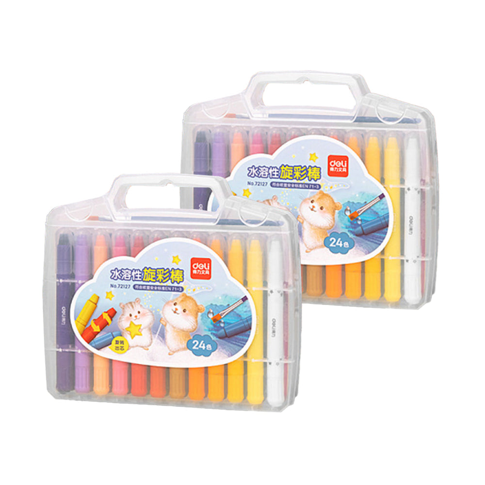 Deli 24 Colors Drawing Water Marker X 2Pack