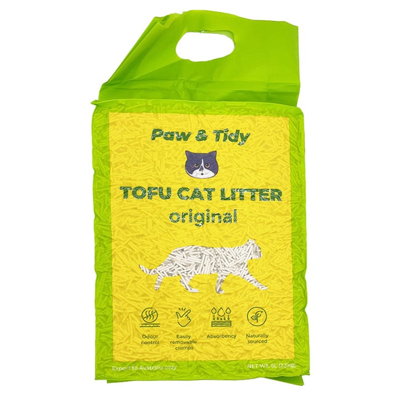 Paw&amp;Tidy Tofu Cat Litter Original Flavor 6L/2.5kg