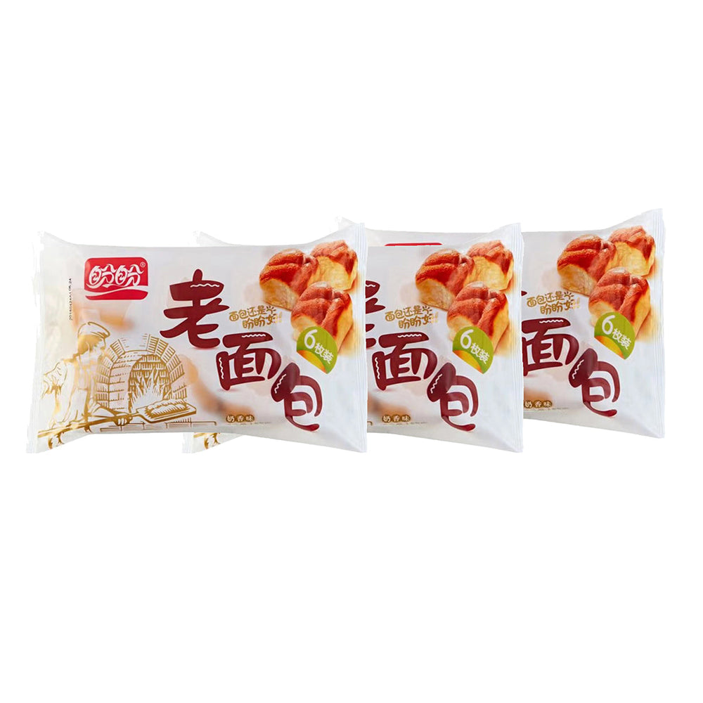 Panpan Bread Creamy Flavor 155g 6PcsX3pack