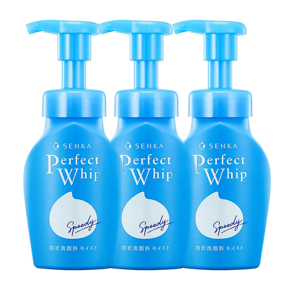 Shiseido Senka Perfect Whip Pressing Cleansing Foam 150ml X3Pack