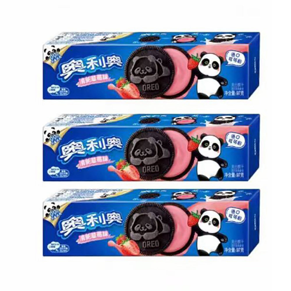 Oreo Sandwich Cake Strawberry Flavor 194g X3pack