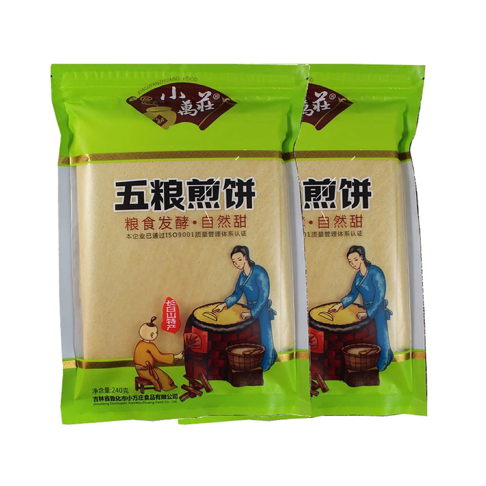 XiaoWanZhuang Five-Grain Pancakes 240g 2pack