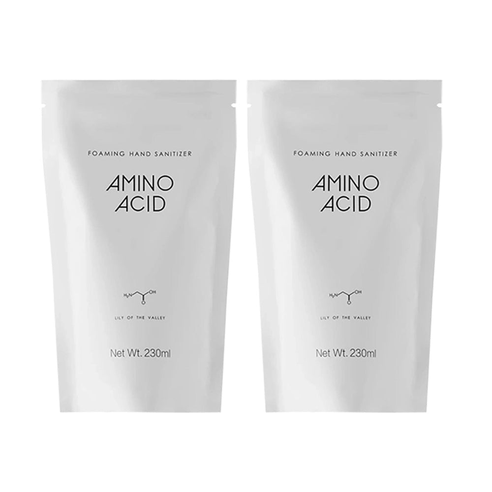 Lifease Amino Acid Foaming Antibacterial Liquid Hand Soap Refill Fresh Smell 230ml X 2Pack