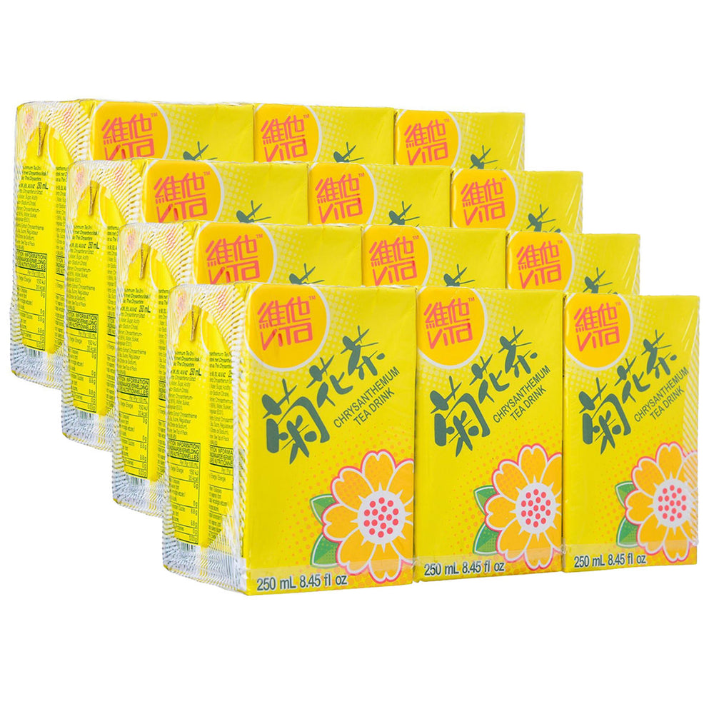 Vita Free Shipping Less Sugar Chrysanthemum Tea 250ml*6PcsX4Pack